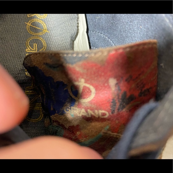 Rare Cole Haan ZeroGrand Printed Wingtip Shoes - Picture 7 of 9